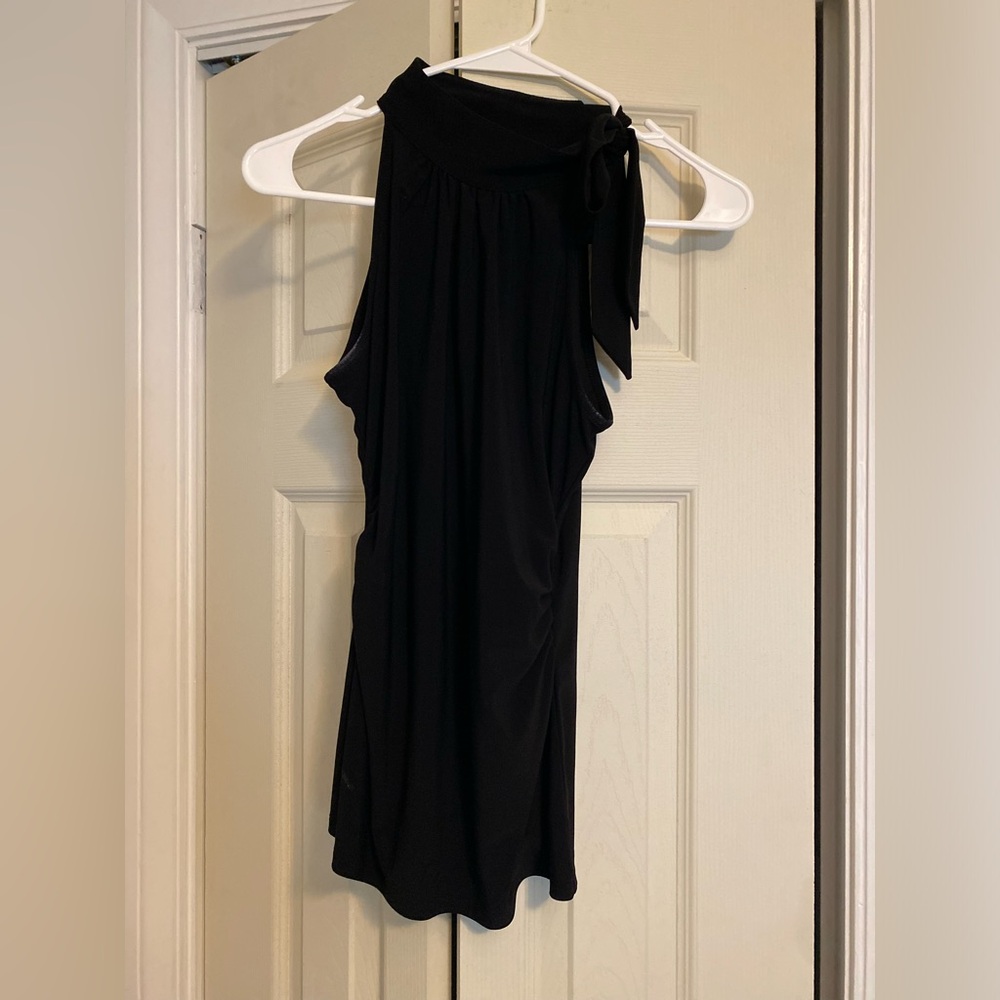 WHBM Tie Front Top